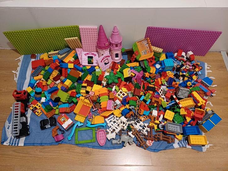 Grote partij Duplo - ruim 11 kilo, Kinderen en Baby's, Speelgoed | Duplo en Lego, Gebruikt, Duplo, Losse stenen, Ophalen