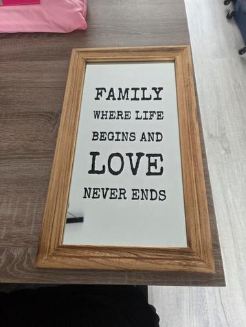 Schilderij met text beschikbaar voor biedingen