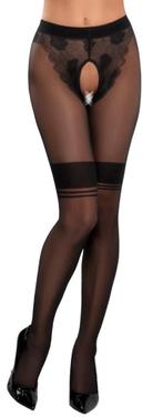 Panty met open kruis Zwart, Kleding | Dames, Cottelli legwear, Ophalen of Verzenden, Zwart, Overige typen