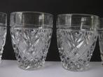 Twee Jenever Glaasjes Kristal/Glas Jaren 60, Verzamelen, Glas en Borrelglaasjes, Borrel- of Shotglas, Zo goed als nieuw, Verzenden