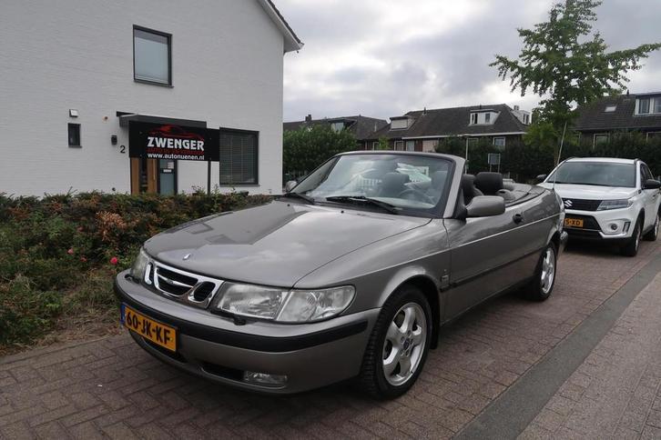 Saab 9-3 Cabrio 2.0t Aut 1E EIGENAAR|AIRCO|LEDER|BLUETOOTH|C, Auto's, Saab, Particulier, Te koop, Saab 9-3, ABS, Airbags, Airconditioning