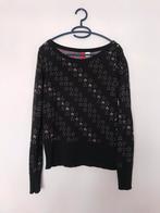 Zwarte 42 all over paarse sterrenprint trui H&M egf indi, H&M, Zwart, Maat 42/44 (L), Ophalen of Verzenden