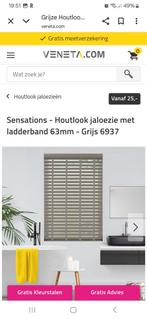 Pvc jalouzie deco 50 mm grijs 6937 d, Ophalen of Verzenden, Zo goed als nieuw, Grijs, Minder dan 100 cm