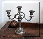 Ian Heath, verzilverde kandelaar – 26 cm hoog, Antiek en Kunst, Antiek | Kandelaars, Ophalen of Verzenden, Zilver