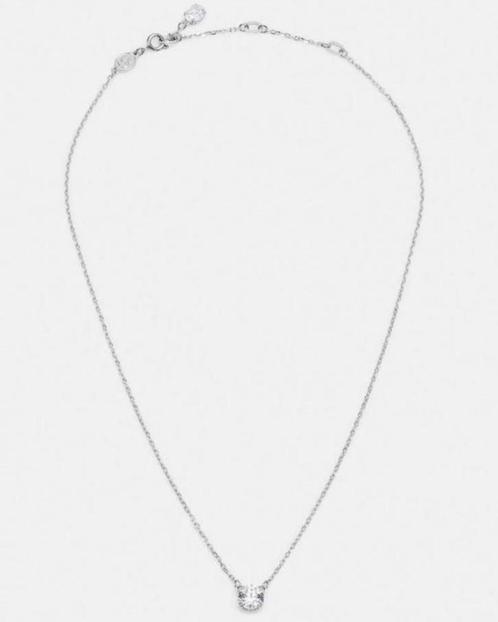 New Swarovski Diamond Necklace, Sieraden, Tassen en Uiterlijk, Kettingen, Zo goed als nieuw, Zilver, Zilver, Met kristal, Verstelbaar