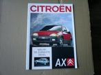 Citroen AX Nieuw De Zuinigste Diesel 1988 / 1989 32 pag., Verzenden, Zo goed als nieuw, Citroën