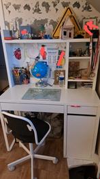 Bureau ikea micke met opbouw, Huis en Inrichting, Bureaus, Ophalen, Gebruikt