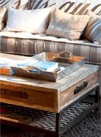 Riviera Maison Hampton Cruise Salontafel, Huis en Inrichting, Tafels | Salontafels, Ophalen, Gebruikt, 100 tot 150 cm, 50 tot 100 cm