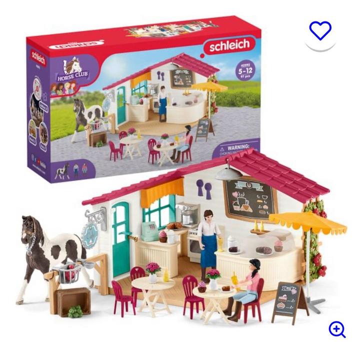 Schleich cafe/ horse club, Kinderen en Baby's, Speelgoed | Poppenhuizen, Zo goed als nieuw, Ophalen of Verzenden