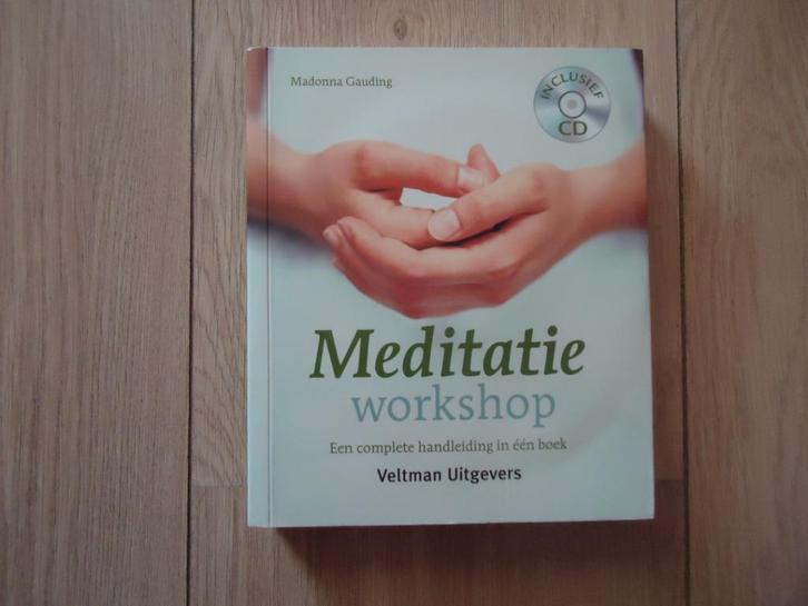 Madonna Gauding - Meditatie workshop + CD, Boeken, Esoterie en Spiritualiteit, Zo goed als nieuw, Achtergrond en Informatie, Overige onderwerpen
