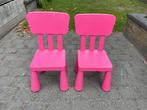 Twee kinderstoelen Ikea roze, Ophalen, Gebruikt, Stoel(en)