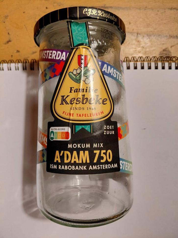 Kesbeke Mokum Mix - Amsterdam 750 jaar - Gesigneerd!, Huis en Inrichting, Woonaccessoires | Schalen en Manden, Zo goed als nieuw