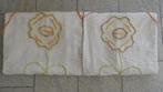 2x katoenen Chenille sprei vintage - retro, Gebruikt, Overige kleuren, Overige typen, Tweepersoons