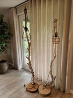 Unieke berkenstam lampen set, Ophalen, Uniek, Zo goed als nieuw, 150 tot 200 cm