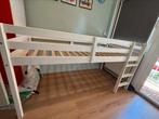 Half hoogslaper wit 90x200cm  kinder bed, Kinderen en Baby's, Ophalen, Zo goed als nieuw, Hoogslaper