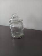 Klein glazen voorraadpotje met deksel, Huis en Inrichting, Keuken | Servies, Glas of Glazen, Gebruikt, Ophalen of Verzenden, Glas