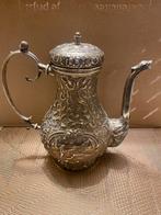 Antieke zilveren thee pot, Ophalen of Verzenden, Zilver