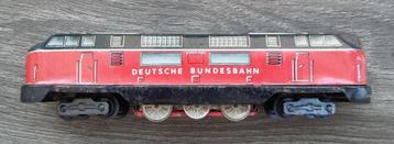 Om 1950-1960 Blik Blikken Trein Locomotief Western Germany beschikbaar voor biedingen