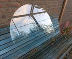 Druppelvormige geharde glasplaat voor onder (hout)kachel, Huis en Inrichting, Kachels, Ophalen, Zo goed als nieuw, Overige brandstoffen