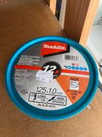 Nieuwe Makita doorslijpschijf 125x1.0mm (12x), Makita, Onbekend, Nieuw, Ophalen of Verzenden