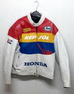 Vintage Honda Repsol leren Race Jack Leder jas Motor Racing