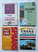 4 Taalgidsen: Spaans, Italiaans en Frans (2x), Ophalen of Verzenden, Zo goed als nieuw, Europa, Taalgids