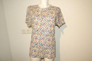Sandro leuk shirt kleurrijk soort confetti print apart 36/38 beschikbaar voor biedingen