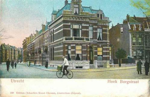 (301-197-041) Utrecht Hoek Burgstraat, Verzamelen, Ansichtkaarten | Nederland, Utrecht, Ophalen of Verzenden