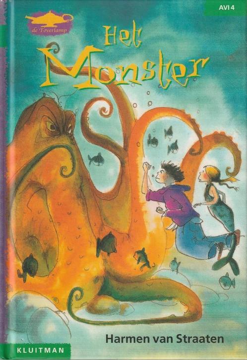 Het monster-Harmen van Straaten AVI 4 **, Boeken, Kinderboeken | Jeugd | onder 10 jaar, Zo goed als nieuw, Ophalen of Verzenden