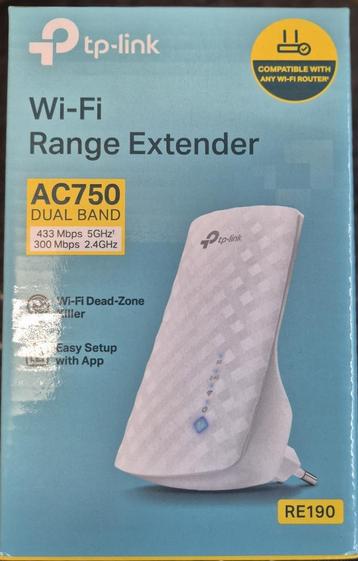 TPLink Wifi Range extender AC750 RE190 beschikbaar voor biedingen