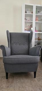 IKEA STRANDMON Oorfauteuil, Ophalen, Zo goed als nieuw, Stof, 100 tot 125 cm