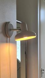 Mid-Century metalen wandlamp, Ophalen of Verzenden, Gebruikt