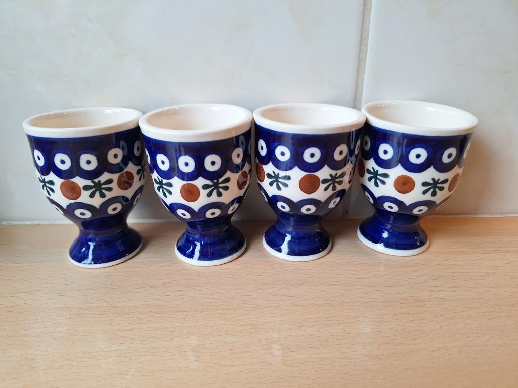 Eierdopjes, Ophalen of Verzenden, Aardewerk, Overige stijlen, Overige typen