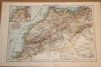 Antieke kaart - Marokko - Circa 1900, Gelezen, Ophalen of Verzenden, Landkaart, 1800 tot 2000