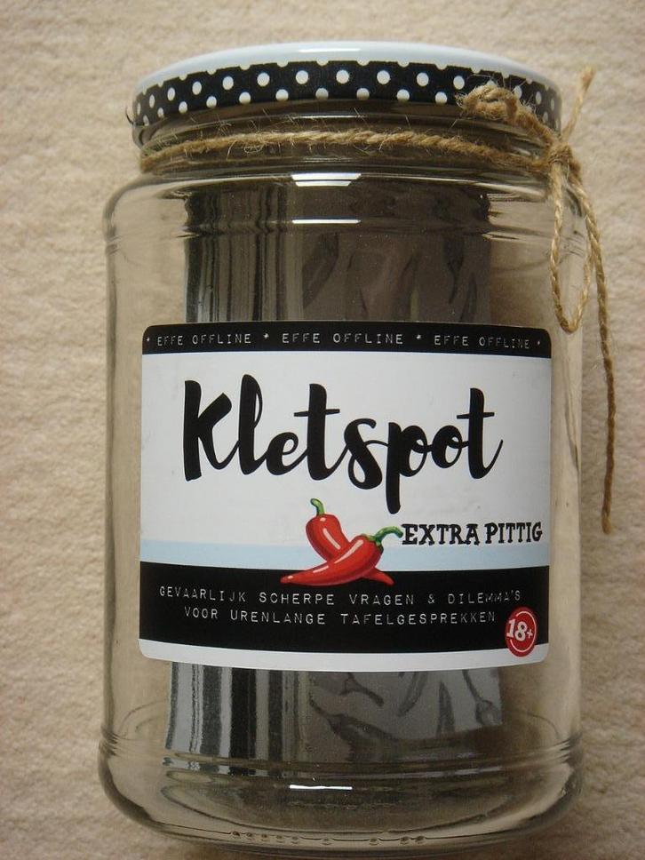 LEUK: Kletspot: Extra pittig 18+ tafelgesprekken, Hobby en Vrije tijd, Gezelschapsspellen | Kaartspellen, Gebruikt, Een of twee spelers