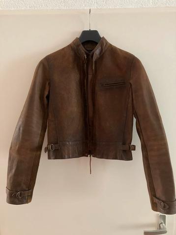 Mooi leren jasje Ralph Lauren beschikbaar voor biedingen