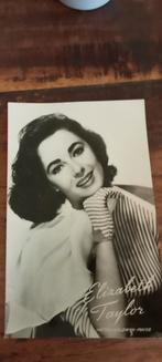 2x Foto Kaart Elizabeth Taylor, Foto, Ophalen of Verzenden, Zo goed als nieuw, 1940 tot 1960