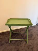 Groen dienblad / bijzettafel - 42x62x72 cm, Ophalen, Gebruikt, 55 tot 75 cm, 60 cm of meer