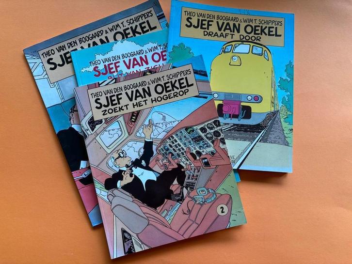 Sjef van Oekel - Diverse Albums, Boeken, Stripboeken, Gelezen, Meerdere stripboeken, Ophalen of Verzenden