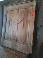 Oud houten paneel luik vergrijsd, Ophalen, Zo goed als nieuw, Minder dan 50 cm