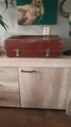 Antieke reiskoffer, ongeveer 80 jaar oud., Antiek en Kunst, Ophalen of Verzenden