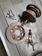 Zündapp KS125 Grimeca wiel assen, remankerplaten, schijf., Fietsen en Brommers, Ophalen of Verzenden, Overige typen