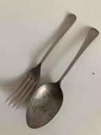 Engels bestek vork en lepel, Verzamelen, Militaria | Tweede Wereldoorlog, Ophalen of Verzenden, Landmacht, Engeland, Overige typen