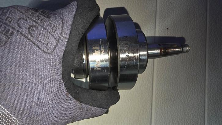 Krukas voor italkit 94cc   am6 blok, Fietsen en Brommers, Brommeronderdelen | Scooters, Zo goed als nieuw, Piaggio, Blok, Ophalen of Verzenden