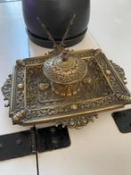 Antieke Bronzen Inktpot, Antiek en Kunst, Ophalen of Verzenden