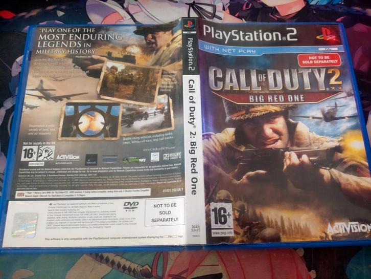 Call of Duty 2: Big Red One - PS2, Spelcomputers en Games, Games | Sony PlayStation 2, Zo goed als nieuw, Shooter, 3 spelers of meer