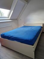 Twijfelaar Bed, Overige materialen, 140 cm, Wit, Zo goed als nieuw