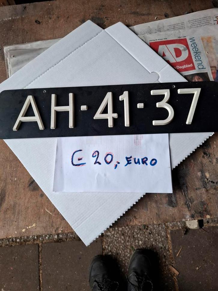 Nostalgische Nummerplaten Jaren 70 - Prima Staat!, Auto diversen, Kentekenplaathouders, Gebruikt, Ophalen of Verzenden