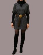 Nathalie Vleeschouwer linnen jurk maat 38, Kleding | Dames, Jurken, Ophalen of Verzenden, Zo goed als nieuw, Grijs, Boven de knie