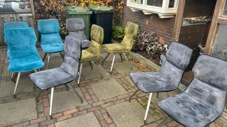Xooon eetkamer stoelen 9 stuks, Huis en Inrichting, Stoelen, Gebruikt, Vijf, Zes of meer stoelen, Overige kleuren, Ophalen